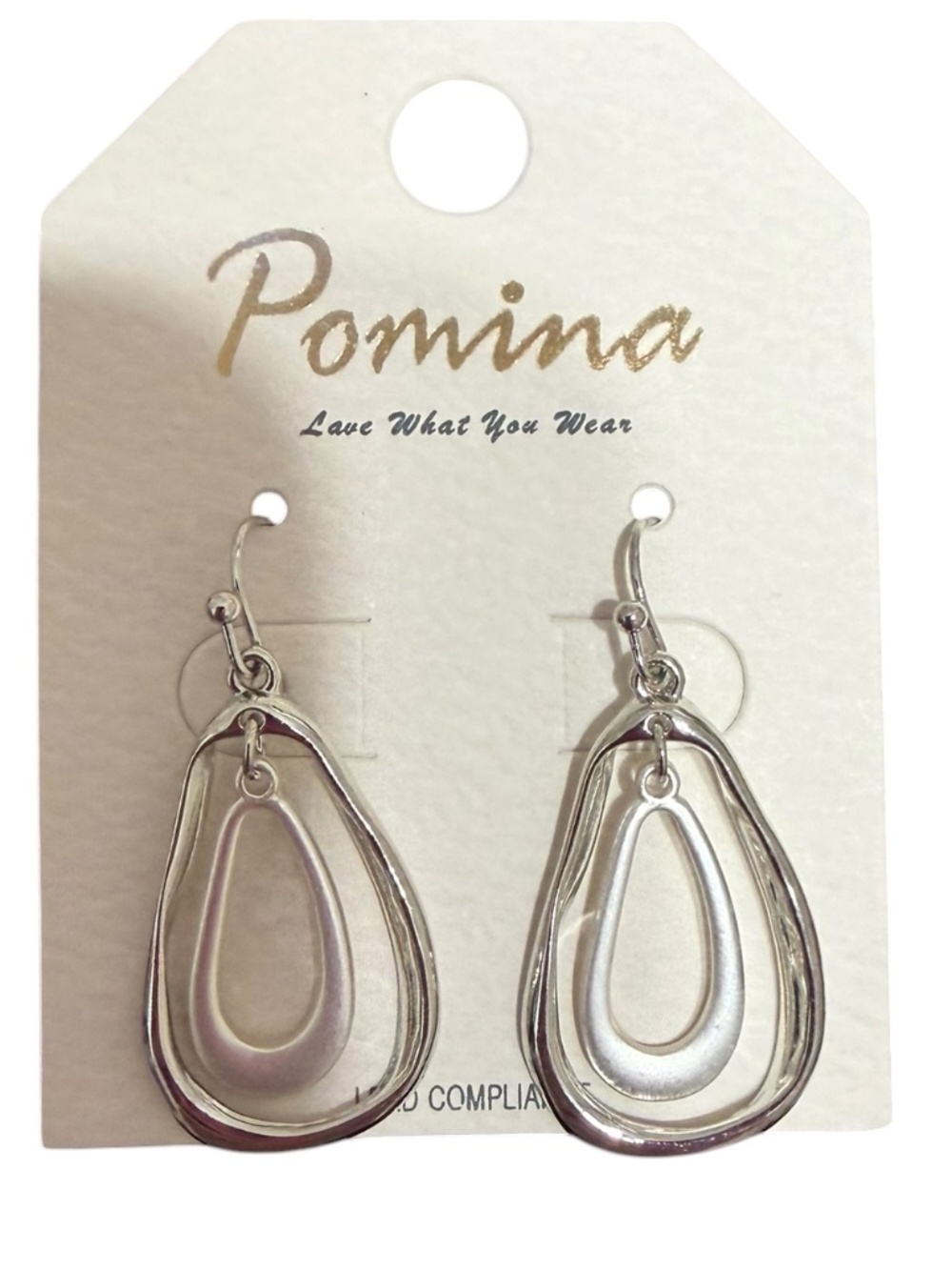 TEARDROP DANGLE EARRINGS (POMINA)
